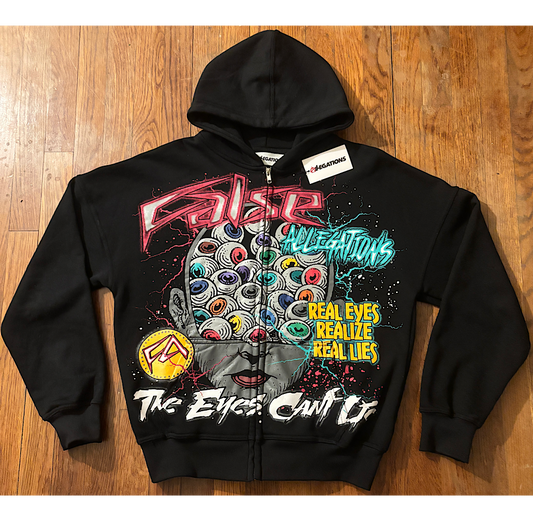 "The Eyes Cant Lie" Zip-Up